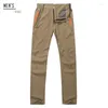 Pantalones de hombre 2023 Casual de secado rápido Senderismo Verano al aire libre Camping Trekking Corriendo Montaña impermeable