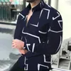 Herr t-shirts Summer Men's Shirt Long Sleeve S-4XL Fashion HD 3D Printed Lapel Single Breasted Cardigan Hawaiian Casual Men's Shirt 230724