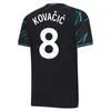 23 24 25 25 Koszulki piłkarskie Haaland Dragon Chinese Nowy Rok Mans Grealish Sterling Lewis Mahrez Fan Player de Bruyne Foden Football Shirt Men Kit Kit Set Set Mundlid