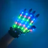 LED Light Sticks Fashion Forcad RGB -handskar med neon som blinkar för att dansa rave party glödande i mörkret 230724