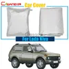 Auto Zonnescherm Cawanerl SUV Auto Cover UV Anti Regen Sneeuw Slip Cover Stofdicht Voor Lada Niva Gratis Verzending! x0725