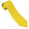 Noeuds papillon canard en caoutchouc en jaune hommes 3D imprimé hip-hop rue affaires mariage fête chemise accessoires