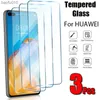3Pcs Beschermende Glas Voor Huawei P20 P30 Lite P Smart 2021 Screen Protector Voor Huawei P30 P40 Lite pro Glas Telefoon Cover L230619