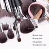 Makeup Tools Docolor Brushes Set 29st Professional Natural Goat Hair Foundation Powder Eyeshadow Blushes Cosmetic With Bag 230725