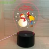 LED Light Sticks Christmas 3D Small Night Light Colorful Touch Remote Control Table Lamp Holiday Gift Decoration Luminous Adult Toy VD36 230724