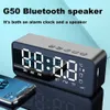 Портативные динамики беспроводной динамик Bluetooth с FM Mini Card зеркальный сигнал будильник