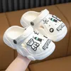 Sandals 3-10 year old children's sandals cool mules summer hole shoes on the outside suitable for boys and girls' slippers 230725