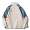Mens Jackets Korean Patchwork Varsity Jacket Men Women Japanese Harajuku Color Block Windbreaker Coats Spring Thin Vintage Cargo 230725