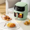 Friggitrice ad aria visiva da 1400 W 5L-110 V: goditi patatine fritte senza olio, automatiche e intelligenti a casa!