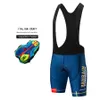 Fietsbroek met bretels Fietsbroeken Heren rijbroeken Zomer Anti-UV MTB Fiets Korte fietsbroek 19D Gel Pad Bike Team Racekleding ciclismo 230725