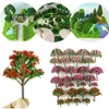 Oggetti decorativi Figurine 1 Set 1830 pezzi Verde scuro Modello Alberi Scala Treno Parco Ferrovia Layout Wargame Scenario Scena Trasparenza Giocattoli 230725