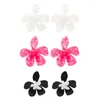 Stud Earrings Exaggerated Acrylic Flower Earring Wedding Jewelry Giftrs For Women And Girls