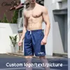 Shorts pour hommes été hommes maillots de bain Shorts marque maillots de bain Sexy maillot de bain maillot de bain taille basse respirant Logo personnalisé plage Wea