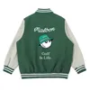 Mensjackor Malbon Baseball Uniform Golf Jacket dragkedja Casual Street Hiphop Slim Fit 230725