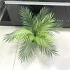 Fiori decorativi 12 pezzi foglie di palma artificiali piante finte fronde pianta tropicale per feste hawaiane