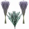 Dried Flowers 130 Stems Dried Lavender Flowers Shower Eucalyptus Hanging Bouquet Use of Home Decor Greenery Bathroom Living Room Kitchen R230725