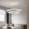 Luminárias pendentes sala de estar lustre de teto moderno minimalista led duplex loft personalidade candeeiro de jantar nórdico