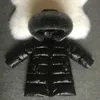 Down Coat New Fashion Girls Winter Coats for Boys Child Down Jackets Ytterkläder Vattentäta medellånga tjocka riktiga päls huva 1-14Y HKD230725