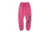 Survêtements pour hommes Firmranch Young Thug Sweats à capuche et pantalons de survêtement roses Tenue Hip Hop 555555 Streetwear Coton Sweats de haute qualité Sports