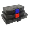 Partihandel A2 grå transparent plast enskikts lagringslåda Luya Box Accessories Box Fiske Gear Box