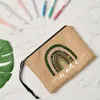 Melhor presente para a mãe nome personalizado feminino bolsas de cosméticos bolsa de maquiagem bolsa de viagem ao ar livre organizador de produtos de higiene pessoal bolsa de batom