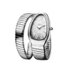 Missfox ослепительные Quartz Womens Watch Смотрите таинственное змеевое дизайн формы змеи.