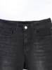 Jeans Feminino Tamanho Grande L-8XL Marca de Algodão Alta Qualidade Cintura Elástica Preto Harém Calça Delivery Denim Solta Grande