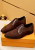 2023 Men Dress Shoes Formal Suit Breathable Flats Classical Brand Business Oxfords Male Designer Party Wedding Flats Size 38-46