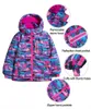 Down Coat Hiheart Kids Ski Coat Winter -35 graders snowboardskiddräkter Varma vattentäta utomhus snöjackor barn pojkar flickor kläder hkd230725