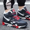 Athletic Outdoor Athletic Shoes Winter Boys Sneakers Children Casual For Kids Girls Plush Lining Warm Fashion Anti-slippery Running 2023 Z230726