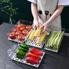 Lagerung Flaschen Kühlschrank Box Kapazität Stapelbar Kühlschrank Lebensmittel Grade Bpa-frei Organizer Bin Für Gemüse Küche Liefert