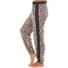 Calças femininas leopardo estampado cargo jeans largos mulheres verão cintura alta calças largas de algodão largas Y2k streetwear