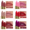 Rossetto 12 s Rossetti opachi Long Lasting Waterproof Non sbiadisce Sexy Red Pink Velvet Nude Women Gift Cosmetics 230725