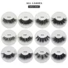 False Eyelashes Red SIREN5/10/30/50 fluffy mink fur eyelash wholesale with box soft roll natural eyelash makeup 3D mink fur bulk 230724