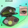 Eye Shadow Girlcult Cyber Chatty Four-Color Eyeshadow Palette Laser Solid Eye Shadow Honey Chameleon Blue Eyeshadow Makeup Cosmetics 230724