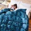 Сплошные постельные принадлежности с шелковой одеждой из шелкового одеяла из шелкового шетни