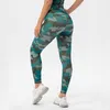 Kadın Taytlar Sweatpants Gym Camouflage Baskı Yoga Pantolon Sonbahar Kış Çıplak Fitness Kalça Kalça Yoga Pantolon Kadın Joggers Koşuyor