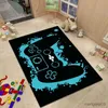 Mattor 3D -spelmatta för vardagsrumsspelare Controller Area Rug Children's Room Rugs Soft Soffa Bedroom Bedside Rug Home Decoration R230725