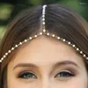 Hair Clips Korean Style Fashion Imitation Pearl Hairbands Accessories Alloy Trendy Wedding Tiaras For Brides Jewelry Goddess Headband