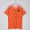 Rétro Pays-Bas 1988 à domicile maillots de football van Basten Gullit Koeman Vintage Holland Shirt Classi Van Basten