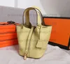 18cm 22cm 토고 디자이너 가방 자물쇠 가방 여성 토트 정품 가죽 패션 가방 핸드백 어깨 가방 레이디 공장 도매