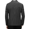 Ternos masculinos de venda terno listrado de negócios masculino casamento blazer jaqueta clássica preto patchwork casaco moda formatura vestido de festa tamanho superior 4XL-S