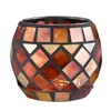 Ljushållare mosaik tehållare bröllop tealight glas votive centerpiece bordslampa bas