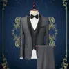 دعاوى الرجال الرجال Tuxedo Fumptuour Plar Slim Fit Dress Dress Dress