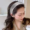 Fashion Silver Padded PU Leather Headbands For Women Solid Wide Bezel Hairbands Girls Hair Hoop Hairband Hair Accessories Gift