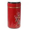 Storage Bottles Condiment Home Jar Tea Leaf Sealing Container Lip Gloss Containers Round Tinplate Food
