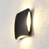 Lámpara de pared al aire libre impermeable IP65 10W luces LED que encienden lámparas de aluminio simples modernas AC110V-220V