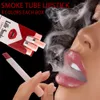 Lipstick 4pcs Box Cigarette Shape Matte Waterproof Matt Long lasting Smoke Tube Velvet Lip Tint Makeup 230725