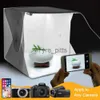 Flash Diffusers 2 светодиодные складки Lightbox Mini Portable Photo Studio Регулируемая набор светильников для яркости для DSLR камеры x0724 x0724