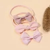 Accessori per capelli 7Pcs/Set Bowknot Head Band Born Baby Vari stili Fasce per capelli Nylon morbido per bambine senza cuciture